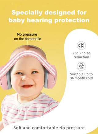 Baby EarMuffs, Noise cancelling Headphones for Newborns, Infants & Toddlers (0-36 Months) | Hearing Protection for Sleeping, Travel, Concerts, Fireworks & Loud Noise Environments - view 2